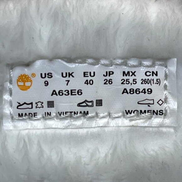 Timberland Women’s Black Nubuck Waterproof Insulated Moriah Range Boots Size US9 - Picture 6 of 13